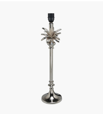 Trafalgar Nickel Metal Palm Tree Table Lamp Base