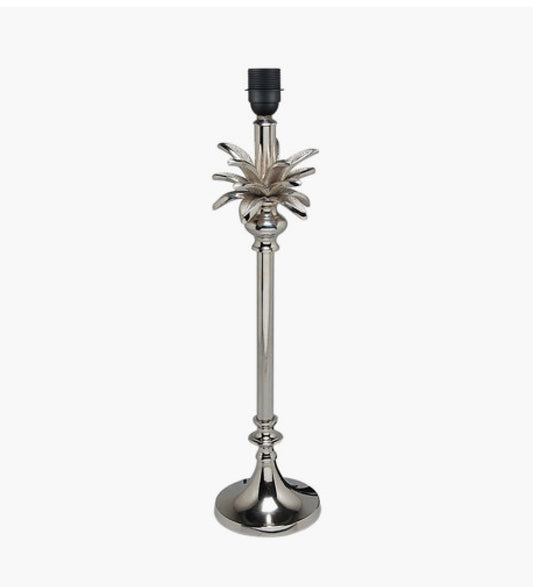 Trafalgar Nickel Metal Palm Tree Table Lamp Base