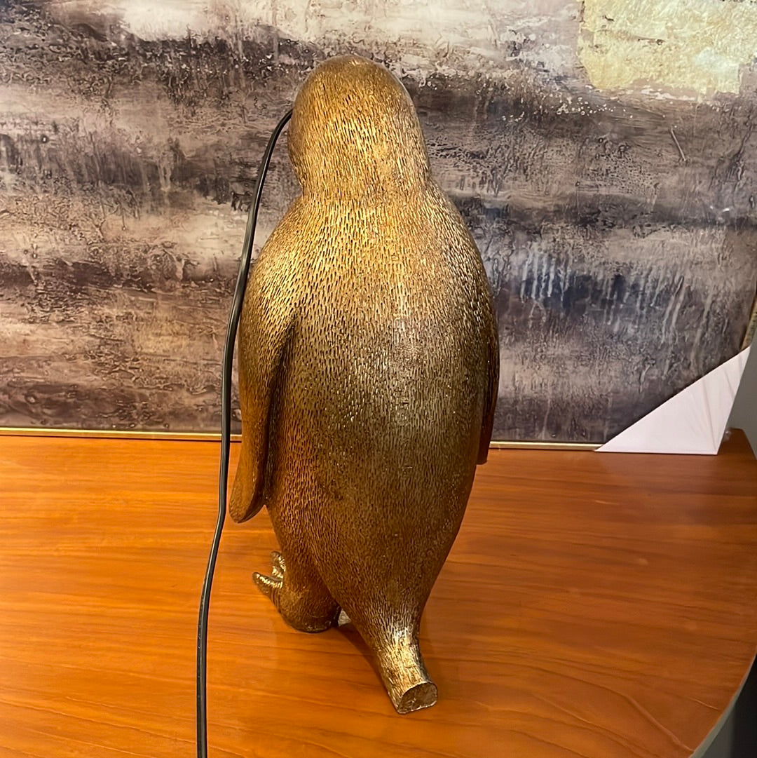 Penguin Gold Table Lamp