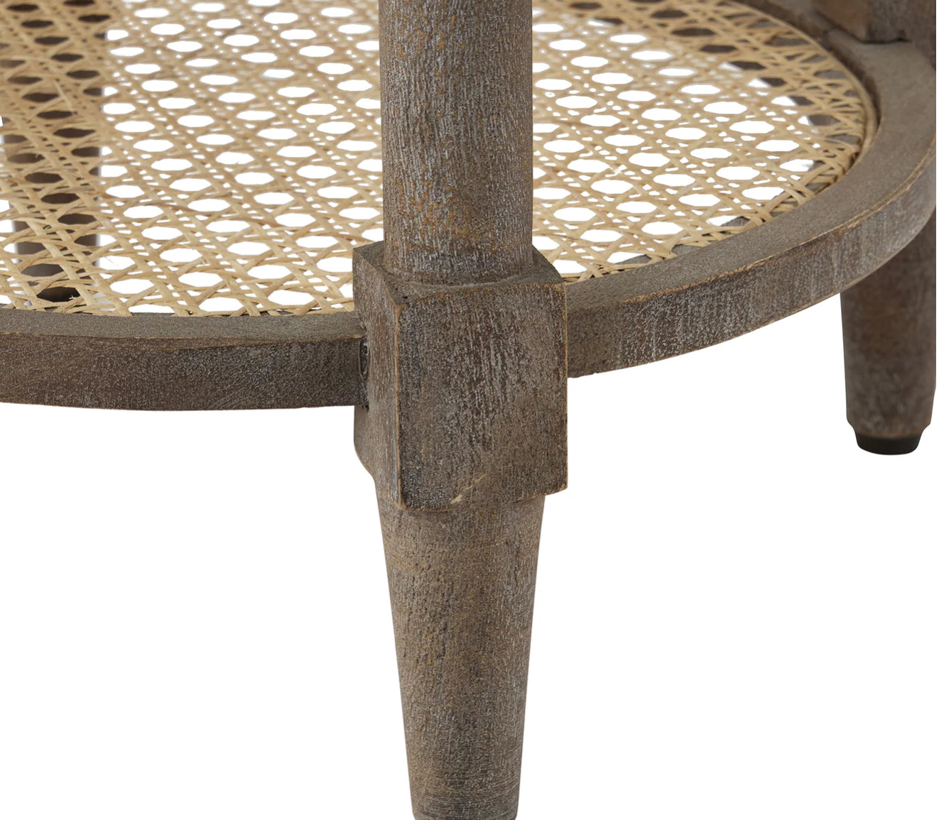 Raffles Brown Tall Round Side Table