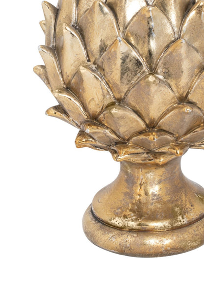 Tall Gold Pinecone Finial