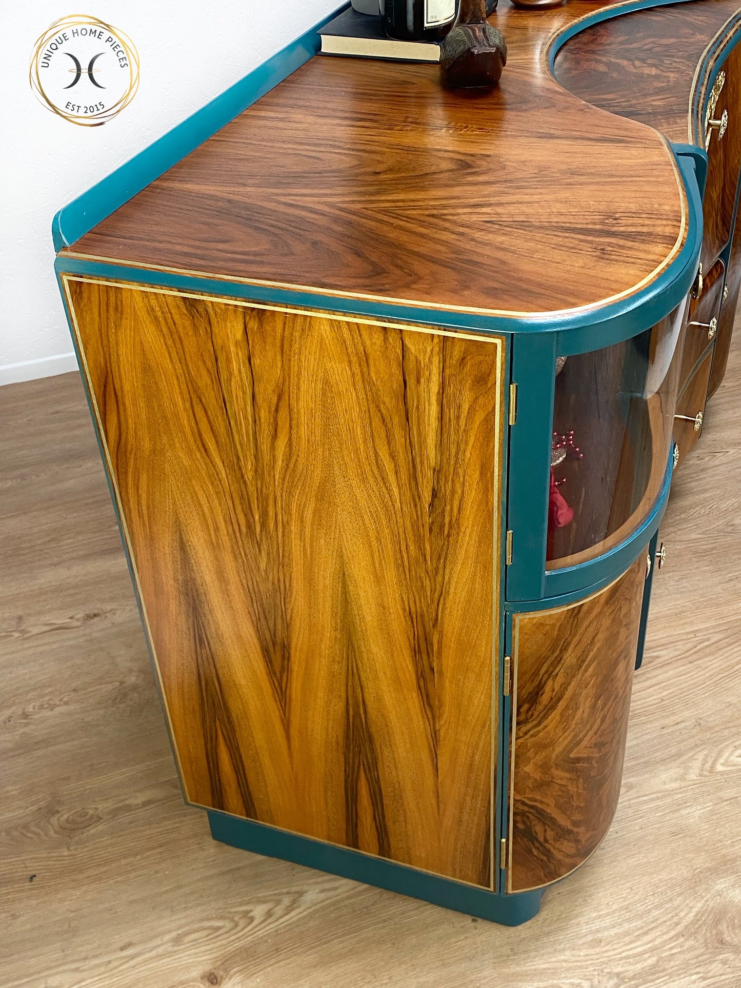 Beautility Walnut Cocktail Cabinet/Bar/Drinks Cabinet - Unique Home Pieces