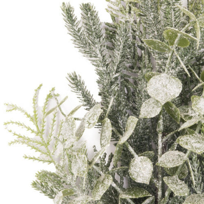 Frosted Eucalyptus, And Fern Sprig