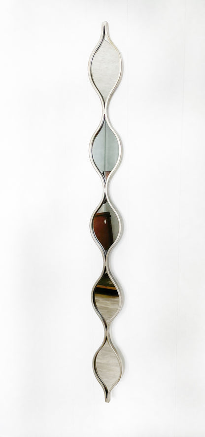 Decorative Hanging Silver Mirror - Unique Home Pieces