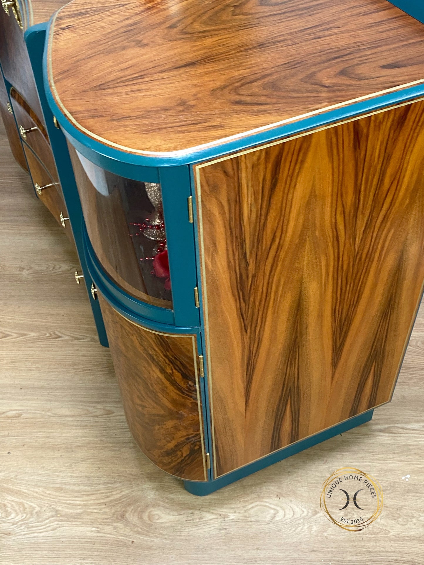 Beautility Walnut Cocktail Cabinet/Bar/Drinks Cabinet - Unique Home Pieces