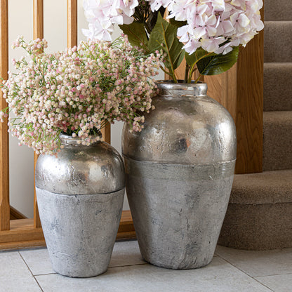 Metallic Dipped Juniper Vase