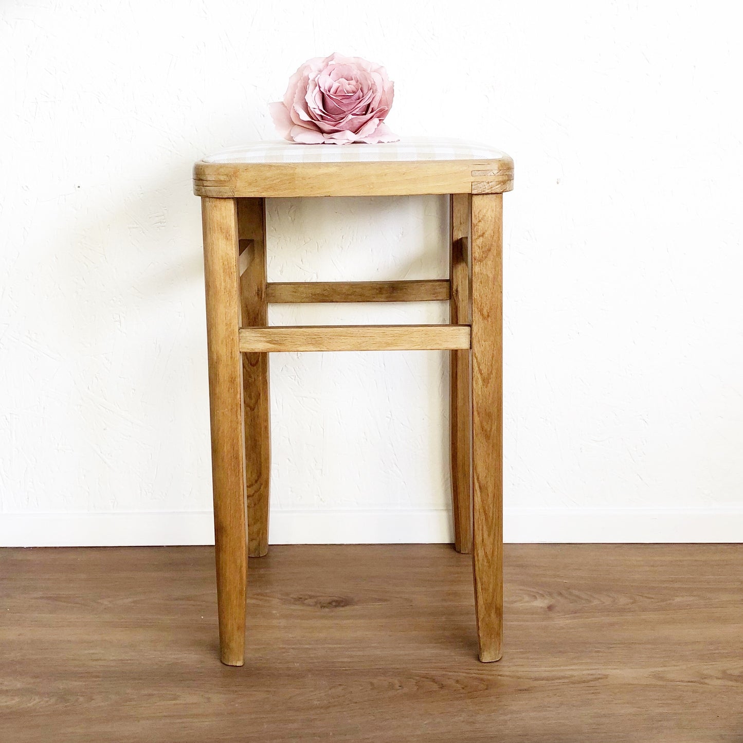 Vintage kitchen Wooden stool - Unique Home Pieces
