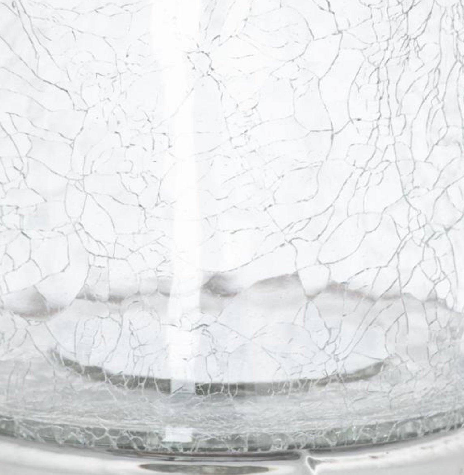 Silver Smoked Midnight Glass Top Tall Candle Pillar Holder - Unique Home Pieces