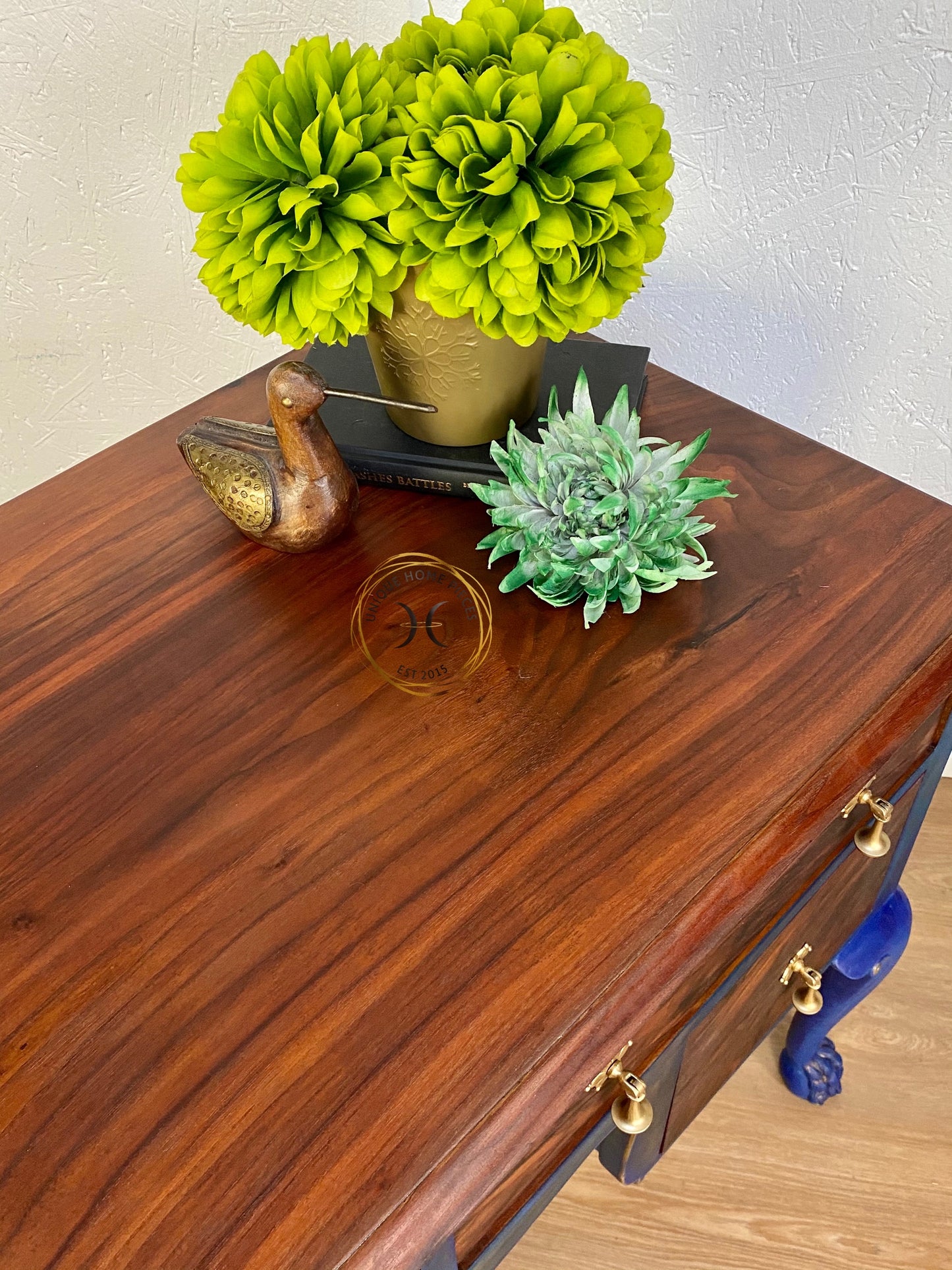 Antique Rosewood Lion claw Dressing Table Desk - Unique Home Pieces