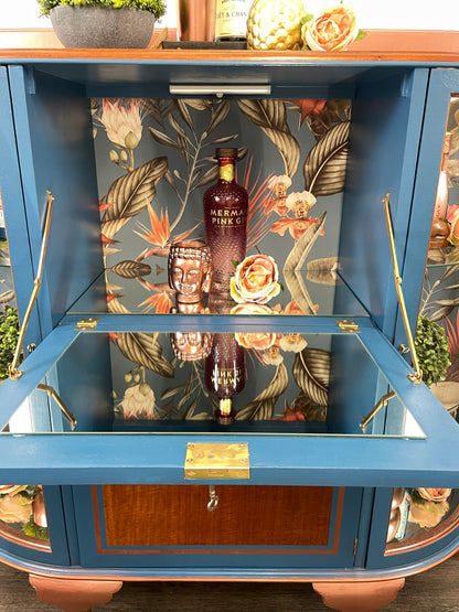 Art Deco Cocktail Cabinet, Drinks Bar, Display Cabinet