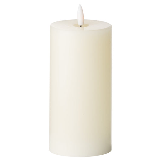 Luxe Collection Natural Glow 3x8 LED White Candle - Unique Home Pieces